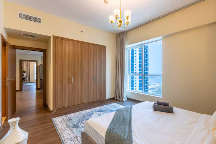 Sulafa Tower: Bedroom two from the bed